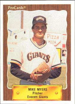 1990 ProCards #3125 Mike Myers Front