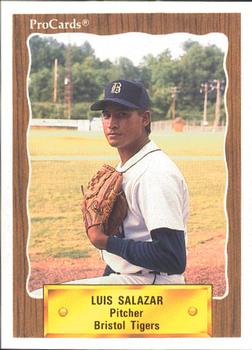 1990 ProCards #3164 Luis Salazar Front