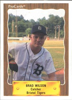1990 ProCards #3172 Brad Wilson Front