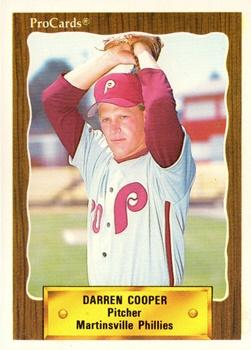 1990 ProCards #3200 Darren Cooper Front