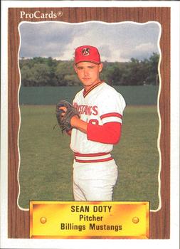 1990 ProCards #3212 Sean Doty Front