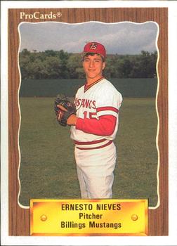 1990 ProCards #3219 Ernesto Nieves Front