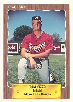1990 ProCards #3246 Tom Rizzo Front