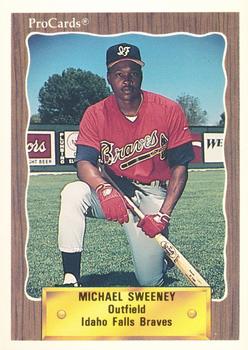 1990 ProCards #3258 Michael Sweeney Front
