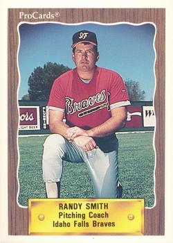 1990 ProCards #3263 Randy Smith Front