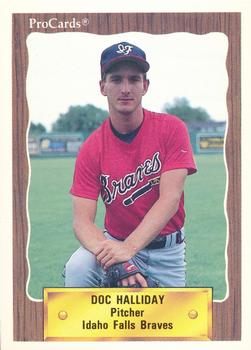 1990 ProCards #3262 Doc Halliday Front