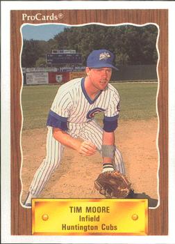 1990 ProCards #3290 Tim Moore Front