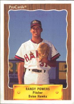 1990 ProCards #3305 Randy Powers Front