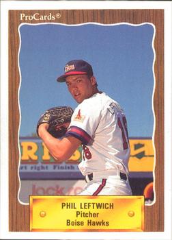 1990 ProCards #3306 Phil Leftwich Front