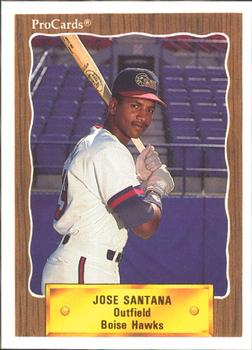 1990 ProCards #3318 Jose Santana Front