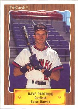 1990 ProCards #3327 Dave Partrick Front