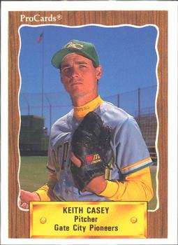 1990 ProCards #3337 Keith Casey Front