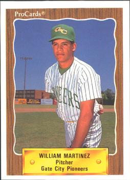 1990 ProCards #3344 William Martinez Front