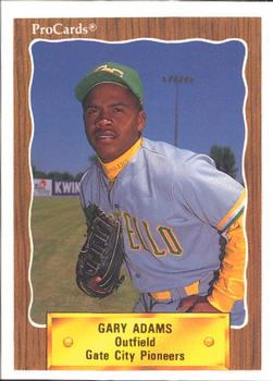1990 ProCards #3352 Gary Adams Front