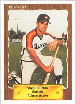 1990 ProCards #3405 Vince Roman Front