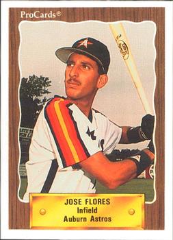 1990 ProCards #3411 Jose Flores Front