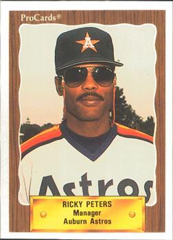 1990 ProCards #3417 Ricky Peters Front