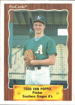 1990 ProCards #3422 Todd Van Poppel Front