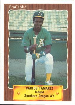 1990 ProCards #3437 Carlos Tamarez Front