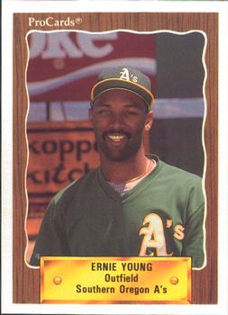 1990 ProCards #3438 Ernie Young Front