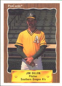 1990 ProCards #3443 Jim Dillon Front