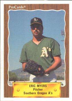 1990 ProCards #3444 Eric Myers Front