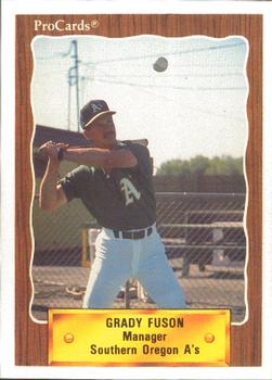 1990 ProCards #3449 Grady Fuson Front
