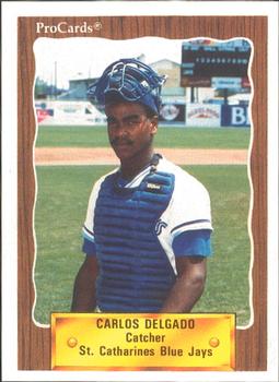 1990 ProCards #3454 Carlos Delgado Front