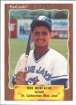 1990 ProCards #3466 Rob Montalvo Front