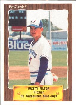 1990 ProCards #3468 Rusty Filter Front