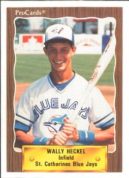 1990 ProCards #3477 Wally Heckel Front