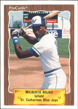 1990 ProCards #3478 Wilberto Rojas Front