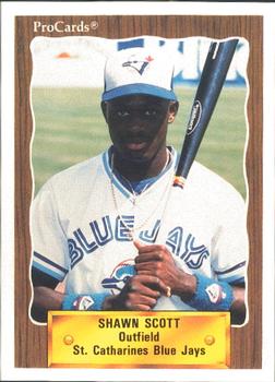 1990 ProCards #3480 Shawn Scott Front
