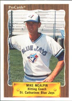 1990 ProCards #3483 Mike McAlpin Front