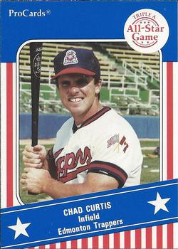 1991 ProCards Triple A All-Stars #AAA13 Chad Curtis Front