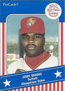 1991 ProCards Triple A All-Stars #AAA1 Jerry Brooks Front