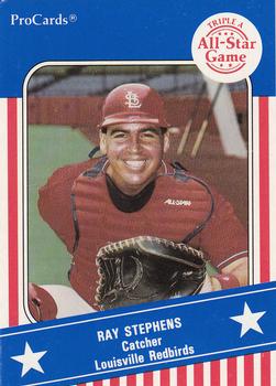 1991 ProCards Triple A All-Stars #AAA22 Ray Stephens Front
