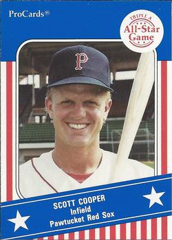 1991 ProCards Triple A All-Stars #AAA29 Scott Cooper Front
