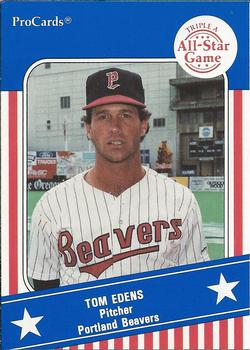 1991 ProCards Triple A All-Stars #AAA35 Tom Edens Front