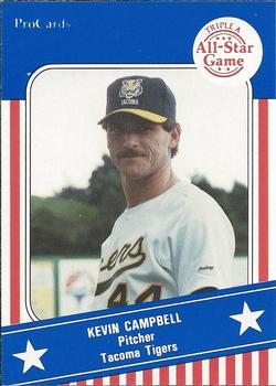 1991 ProCards Triple A All-Stars #AAA45 Kevin Campbell Front