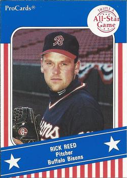 1991 ProCards Triple A All-Stars #AAA4 Rick Reed Front