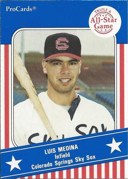 1991 ProCards Triple A All-Stars #AAA6 Luis Medina Front