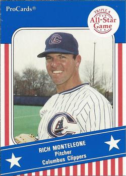 1991 ProCards Triple A All-Stars #AAA7 Rich Monteleone Front