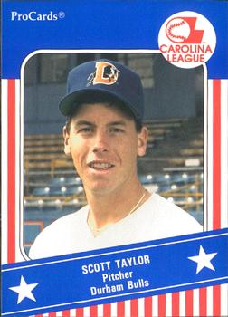 1991 ProCards Carolina League All-Stars #CAR3 Scott Taylor Front