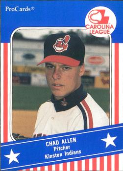 1991 ProCards Carolina League All-Stars #CAR11 Chad Allen Front