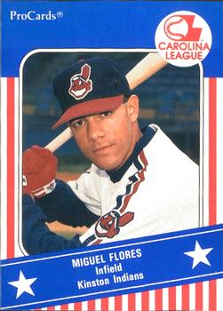 1991 ProCards Carolina League All-Stars #CAR14 Miguel Flores Front