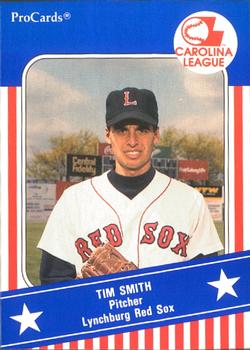 1991 ProCards Carolina League All-Stars #CAR27 Tim Smith Front