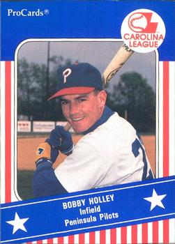 1991 ProCards Carolina League All-Stars #CAR28 Bobby Holley Front