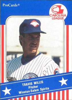 1991 ProCards Carolina League All-Stars #CAR46 Travis Willis Front