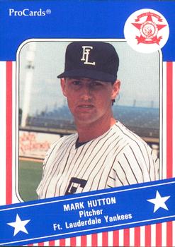 1991 ProCards Florida State League All-Stars #FSL13 Mark Hutton Front